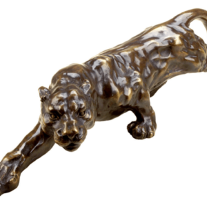 The cheetah.Brass cheetah.Brass cast cheetahs. ⋆ Sculpture